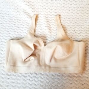 Cacique for Lane Bryant Unlined Full Coverage No-Wire Tan Bra NWOT